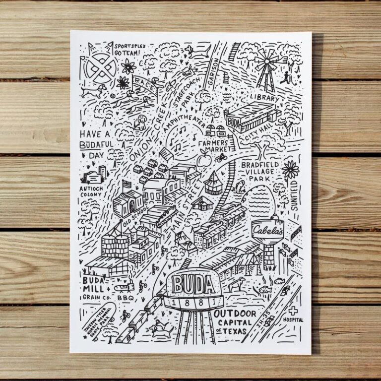 Buda TX Poster CoPilot Creative A Design Branding Studio Buda tx poster copilot creative a design branding studio
